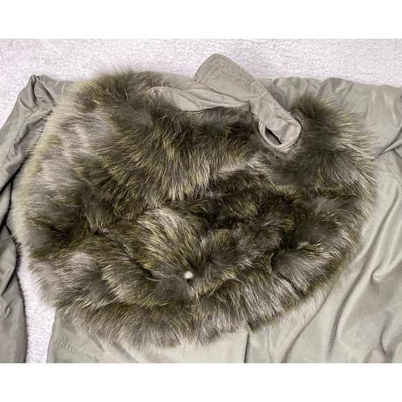 RARE Vtg Country Klassic Kemper Mens Snap Full Zip Removable Fur‎ Hooded Jacket - Picture 11 of 16